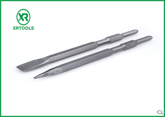 kaufen Sechseckiger Schaft-elektrischer Maurerarbeit-Meißel, 17 * 400mm Diamond Point Chisel on-line-Fertigung