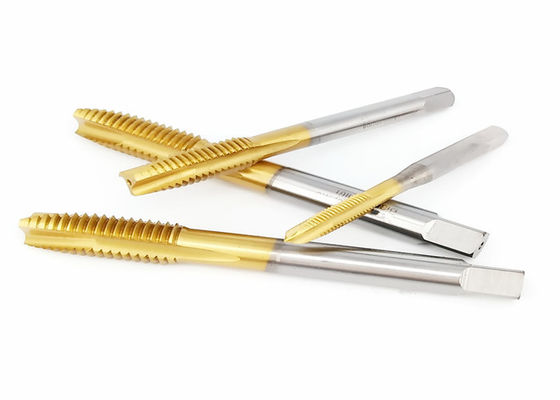 kaufen Tin Coated HSS Machine Taps with H1 Precision and DIN371 Standard for Metric Thread Cutting on-line-Fertigung